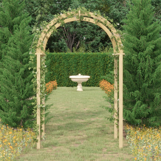Berkfield Arch 141x97x243 cm Impregnated Solid Wood Pine