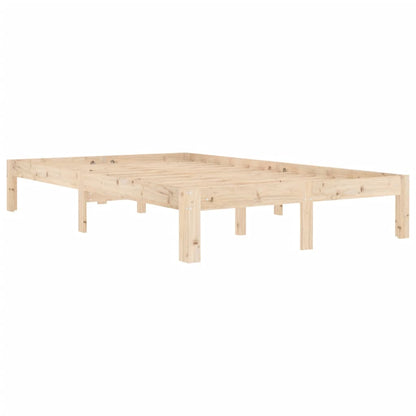 Berkfield Bed Frame Solid Wood Pine 120x200 cm