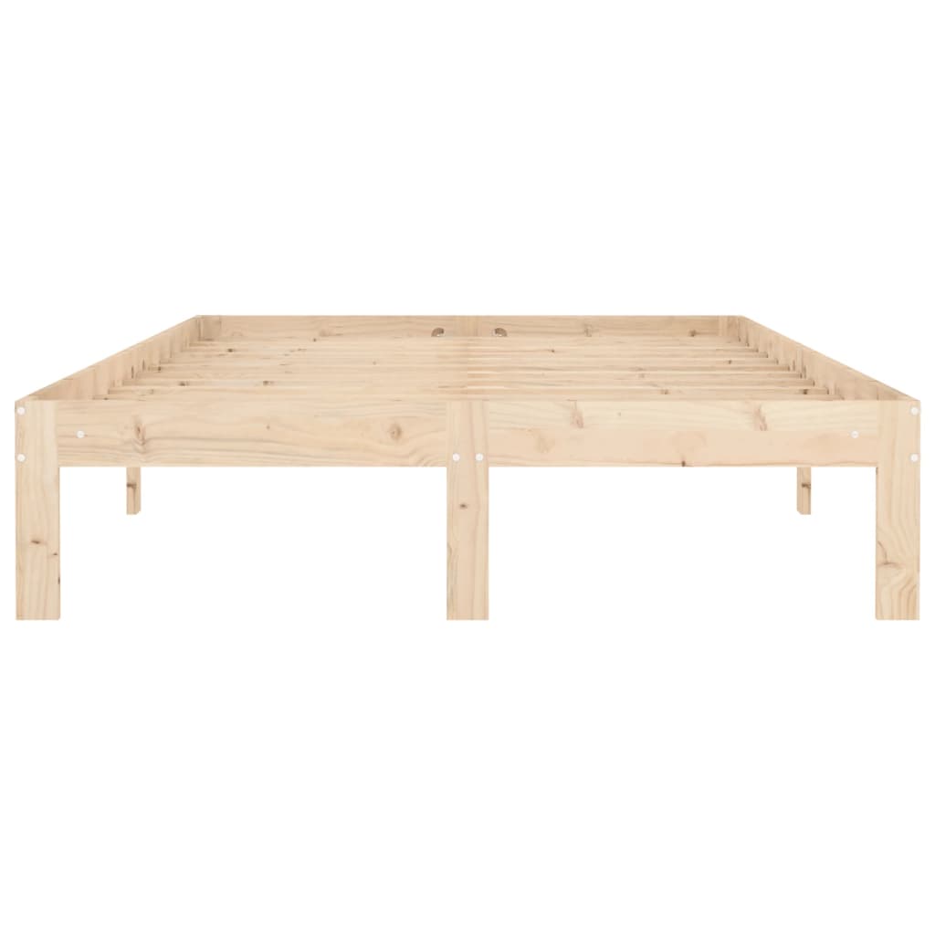 Berkfield Bed Frame Solid Wood Pine 120x200 cm