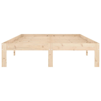 Berkfield Bed Frame Solid Wood Pine 120x200 cm