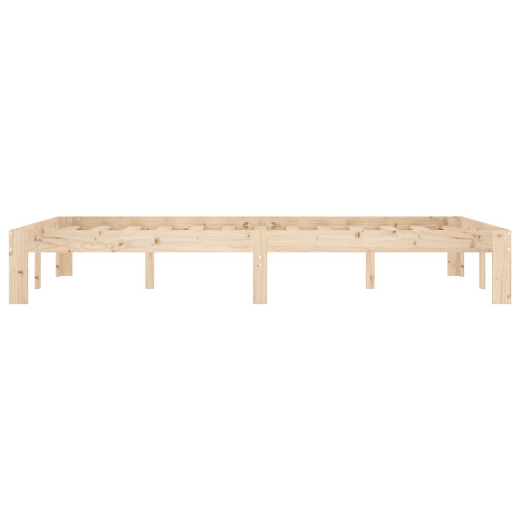 Berkfield Bed Frame Solid Wood Pine 120x200 cm
