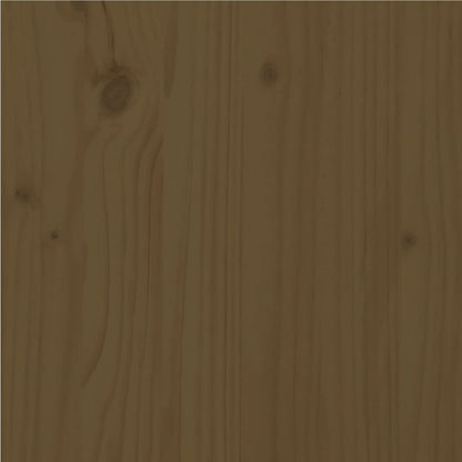 Berkfield Bed Frame Honey Brown Solid Wood Pine 120x200 cm