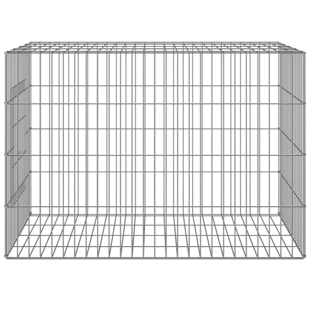 Berkfield Rabbit Cage 78x54x54 cm Galvanised Iron