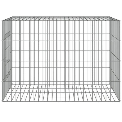 Berkfield Rabbit Cage 78x54x54 cm Galvanised Iron
