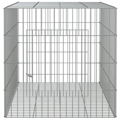 Berkfield Rabbit Cage 78x54x54 cm Galvanised Iron