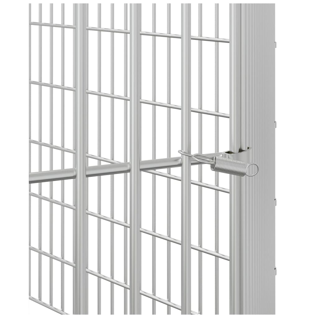 Berkfield 6-Panel Rabbit Cage 54x60 cm Galvanised Iron