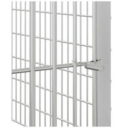 Berkfield 6-Panel Rabbit Cage 54x60 cm Galvanised Iron