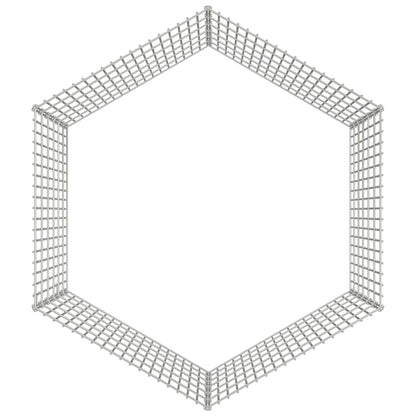 Berkfield 6-Panel Rabbit Cage 54x60 cm Galvanised Iron