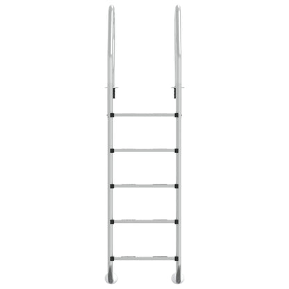 Berkfield Pool Ladder 54x38x211 cm 304 Stainless Steel