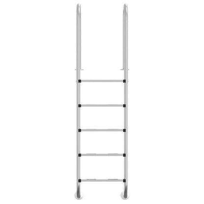 Berkfield Pool Ladder 54x38x211 cm 304 Stainless Steel