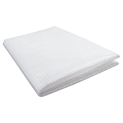 Berkfield Leno Tarpaulin 140 g/m�__ 8x10 m White