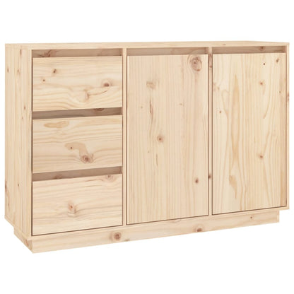 Berkfield Sideboard 111x34x75 cm Solid Wood Pine