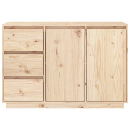 Berkfield Sideboard 111x34x75 cm Solid Wood Pine