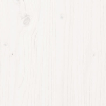 Berkfield Sideboard White 111x34x60 cm Solid Wood Pine