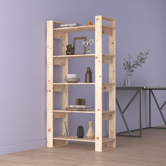 Berkfield Book Cabinet/Room Divider 80x35x160 cm Solid Wood