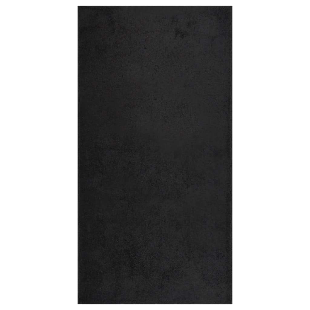 Berkfield Shaggy Rug High Pile Black 80x150 cm