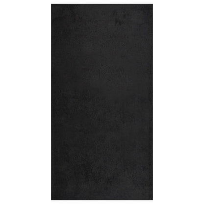 Berkfield Shaggy Rug High Pile Black 80x150 cm