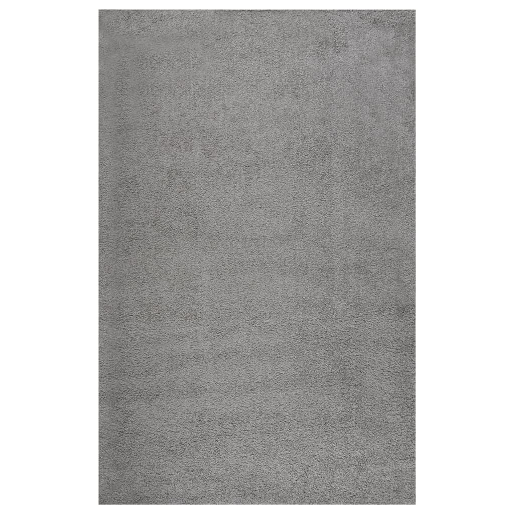 Berkfield Shaggy Rug High Pile Grey 200x290 cm