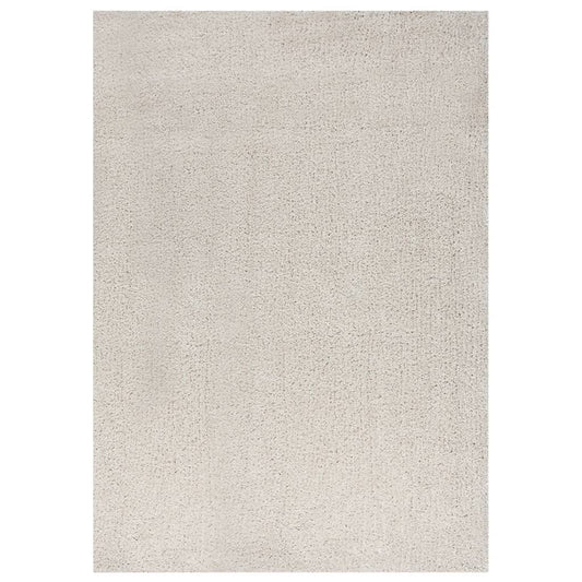 Berkfield Shaggy Rug High Pile Cream 120x170 cm