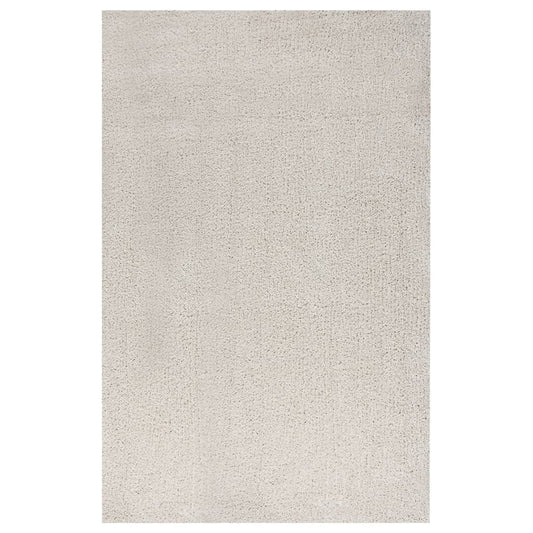Berkfield Shaggy Rug High Pile Cream 200x290 cm