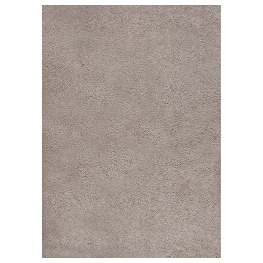 Berkfield Shaggy Rug High Pile Beige 120x170 cm