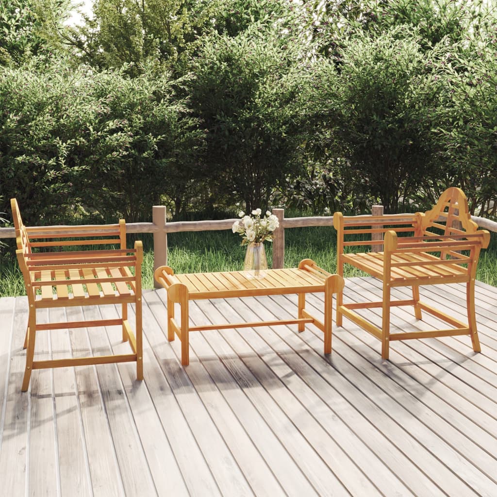 Berkfield Garden Chairs 2 pcs 91x62x94 cm Solid Wood Teak