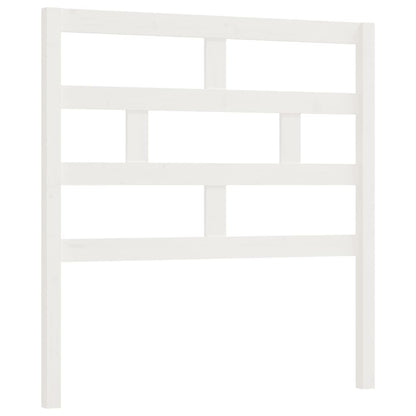Berkfield Bed Headboard White 81x4x100 cm Solid Wood Pine