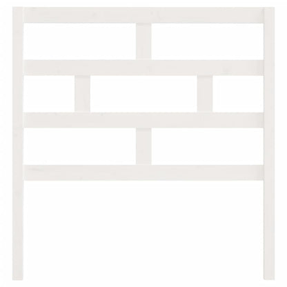 Berkfield Bed Headboard White 81x4x100 cm Solid Wood Pine