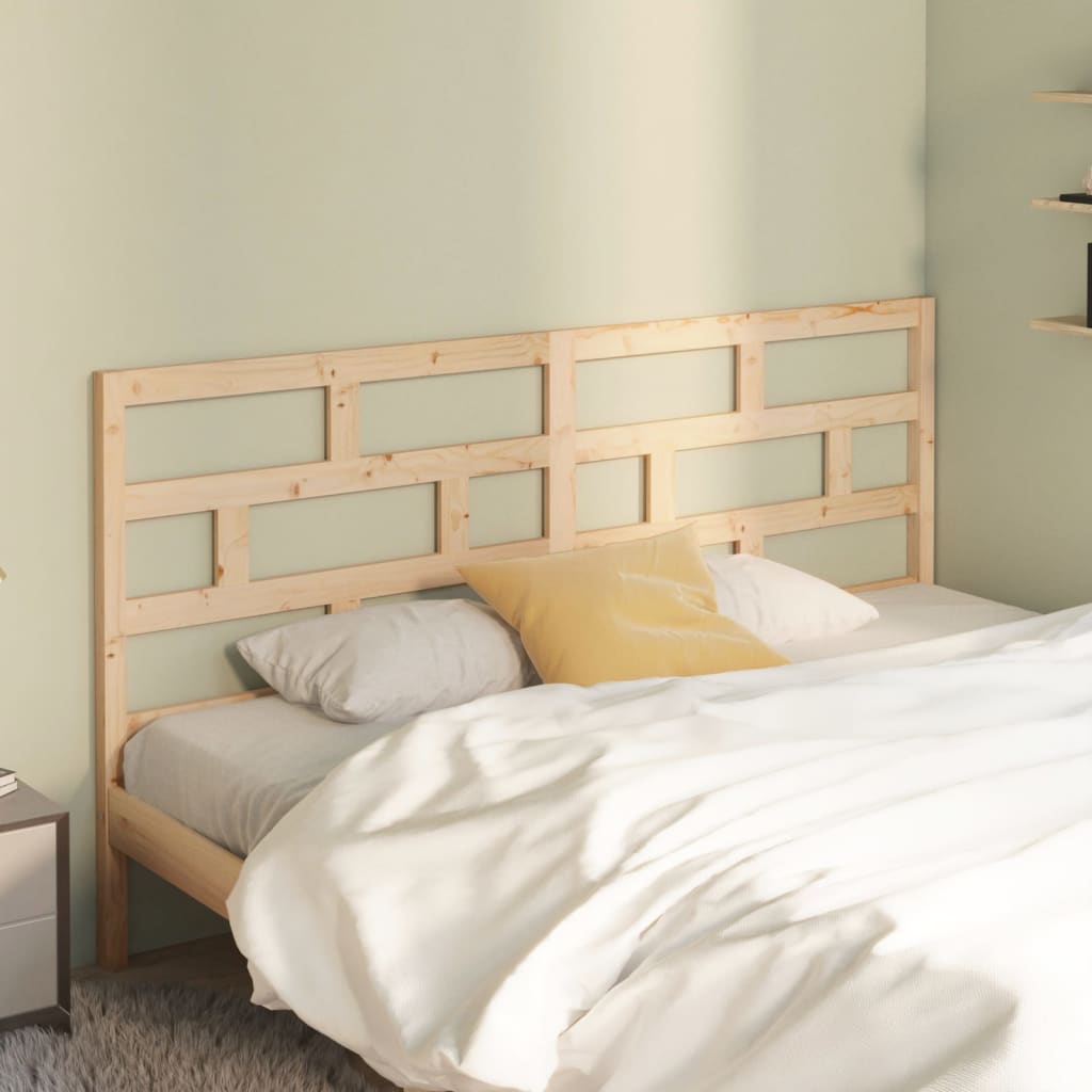 Berkfield Bed Headboard 186x4x100 cm Solid Wood Pine