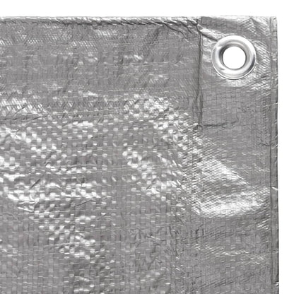 Berkfield Tarpaulin 90 g/m�__ 6x6 m Grey HDPE