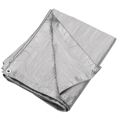 Berkfield Tarpaulin 90 g/m�__ 6x10 m Grey HDPE