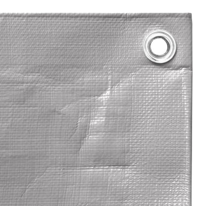 Berkfield Tarpaulin 260 g/m�__ 6x6 m Grey HDPE