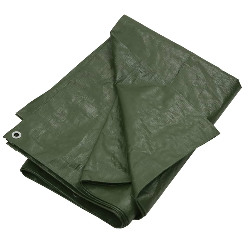 Berkfield Tarpaulin 180 g/m�__ 8x12 m Green HDPE