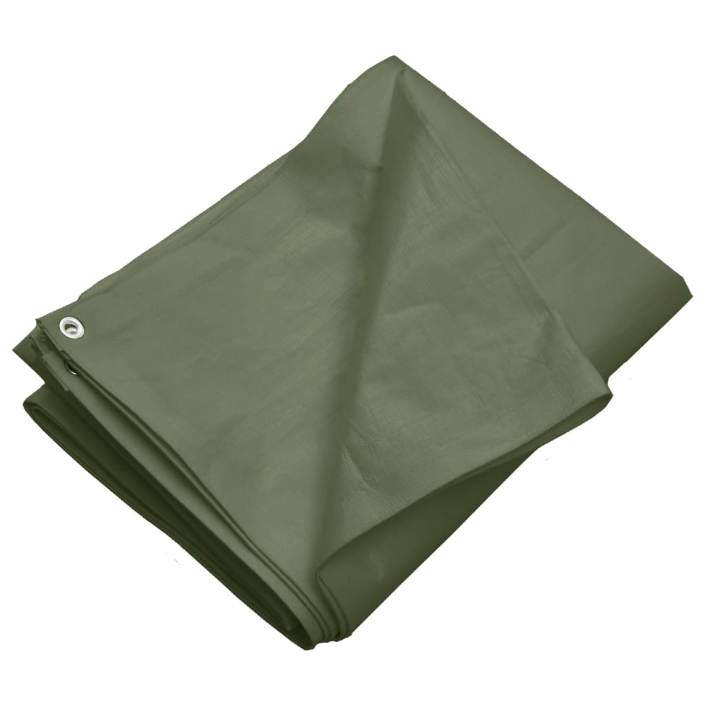 Berkfield Tarpaulin 260 g/m�__ 4x4 m Green HDPE