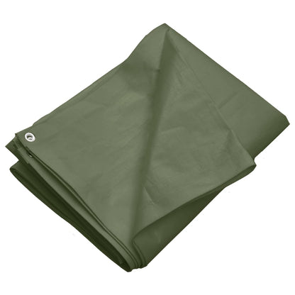 Berkfield Tarpaulin 260 g/m�__ 4x4 m Green HDPE