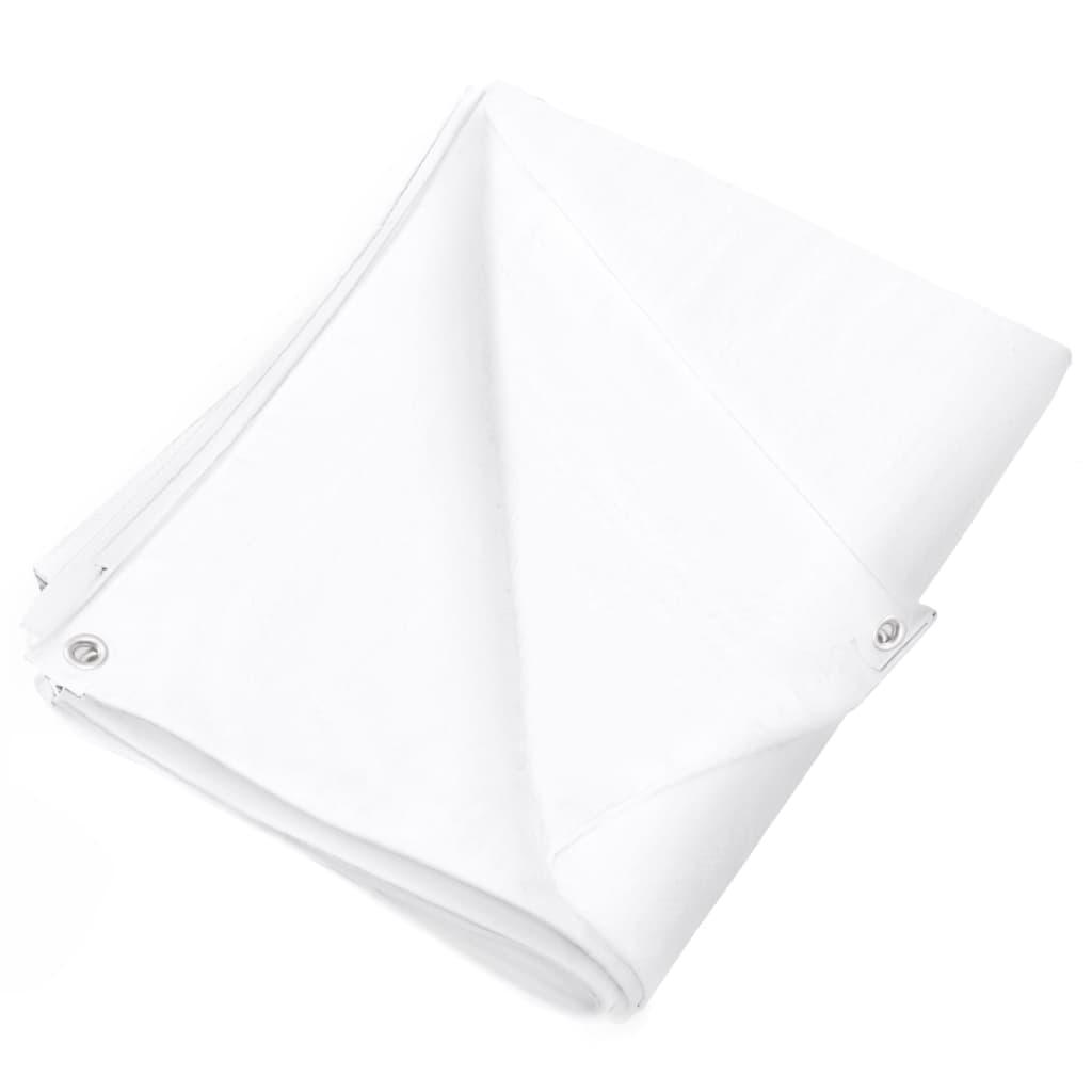 Berkfield Tarpaulin 90 g/m�__ 4x5 m White HDPE