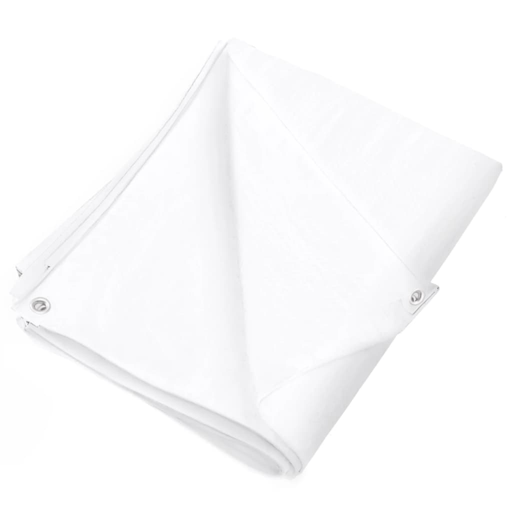 Berkfield Tarpaulin 90 g/m�__ 6x8 m White HDPE