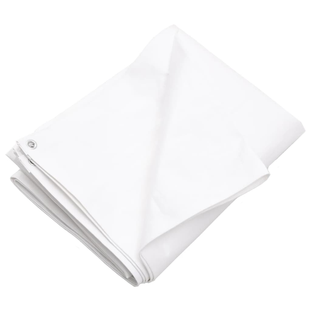 Berkfield Tarpaulin 260 g/m�__ 6x6 m White HDPE