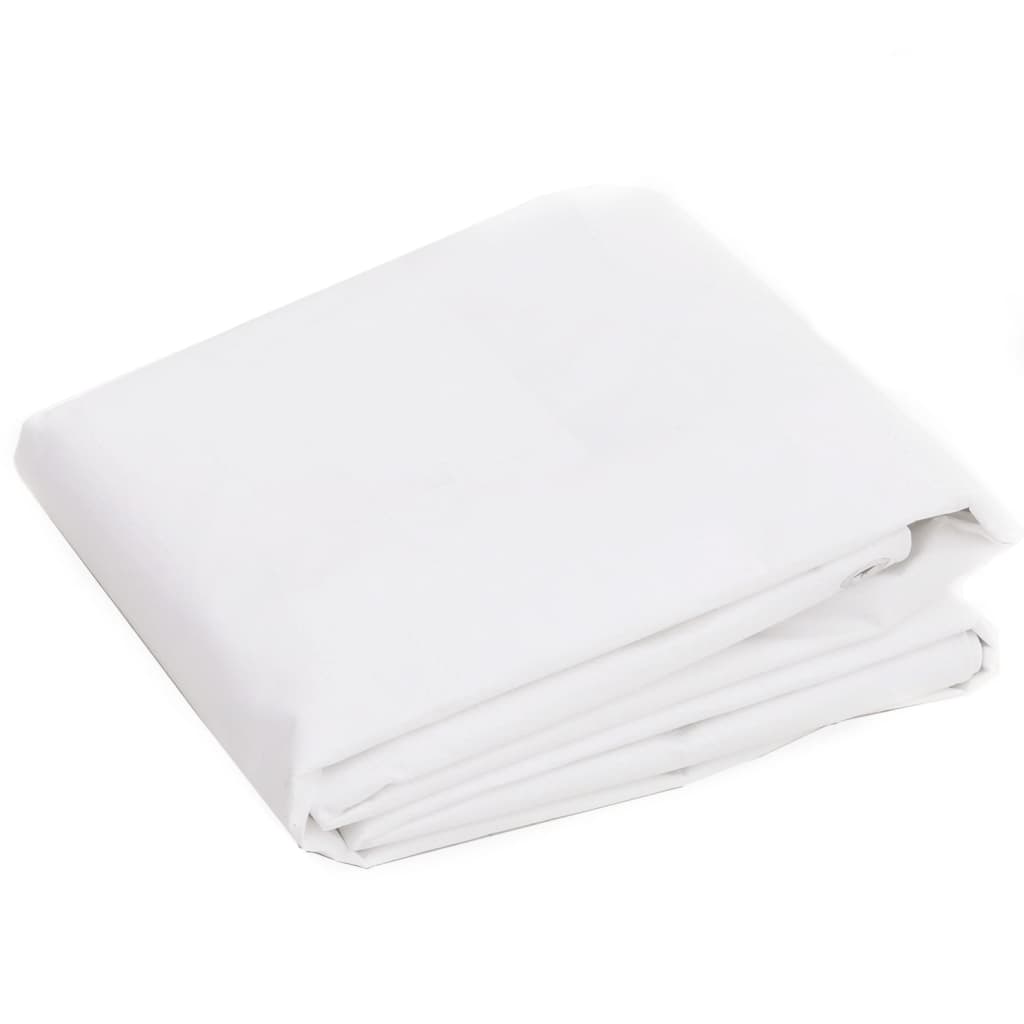 Berkfield Tarpaulin 260 g/m�__ 6x6 m White HDPE