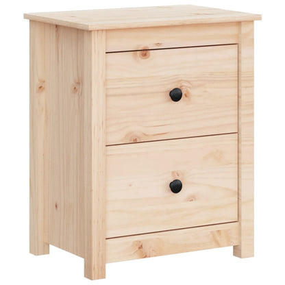 Berkfield Bedside Cabinet 50x35x61.5 cm Solid Wood Pine