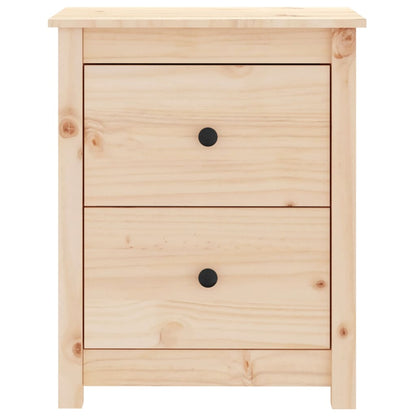 Berkfield Bedside Cabinet 50x35x61.5 cm Solid Wood Pine