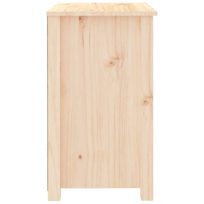 Berkfield Bedside Cabinet 50x35x61.5 cm Solid Wood Pine