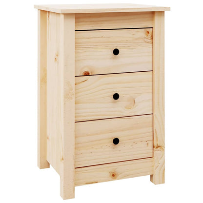 Berkfield Bedside Cabinets 2 pcs 40x35x61.5 cm Solid Wood Pine