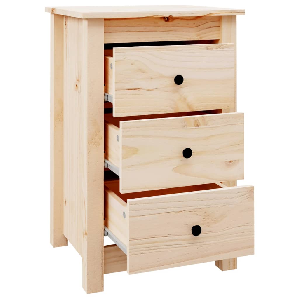 Berkfield Bedside Cabinets 2 pcs 40x35x61.5 cm Solid Wood Pine