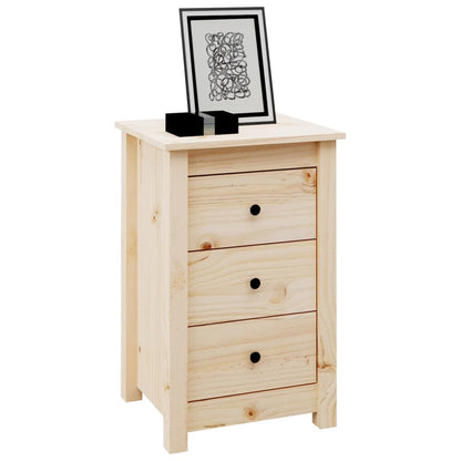 Berkfield Bedside Cabinets 2 pcs 40x35x61.5 cm Solid Wood Pine