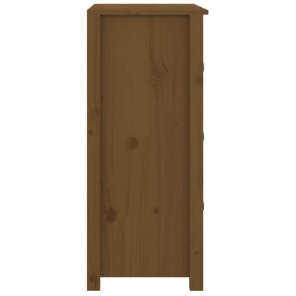 Berkfield Sideboard Honey Brown 70x35x80 cm Solid Wood Pine