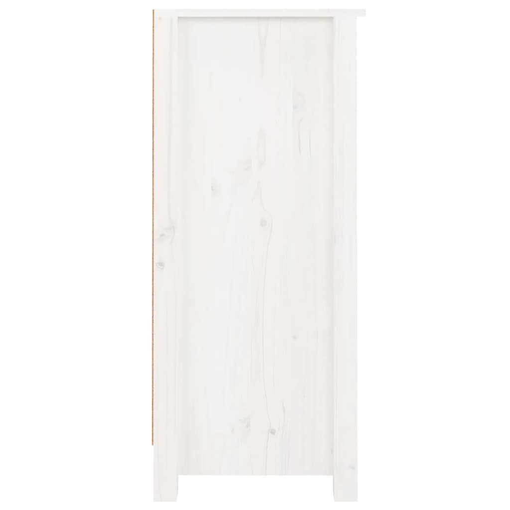 Berkfield Sideboards 2 pcs White 40x35x80 cm Solid Wood Pine