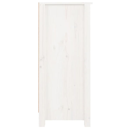 Berkfield Sideboards 2 pcs White 40x35x80 cm Solid Wood Pine