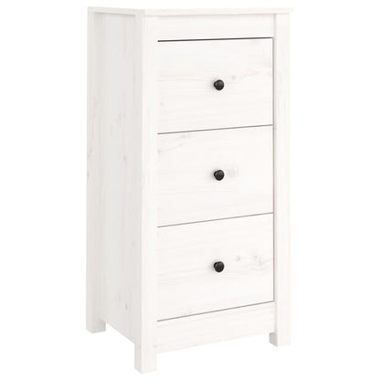 Berkfield Sideboards 2 pcs White 40x35x80 cm Solid Wood Pine