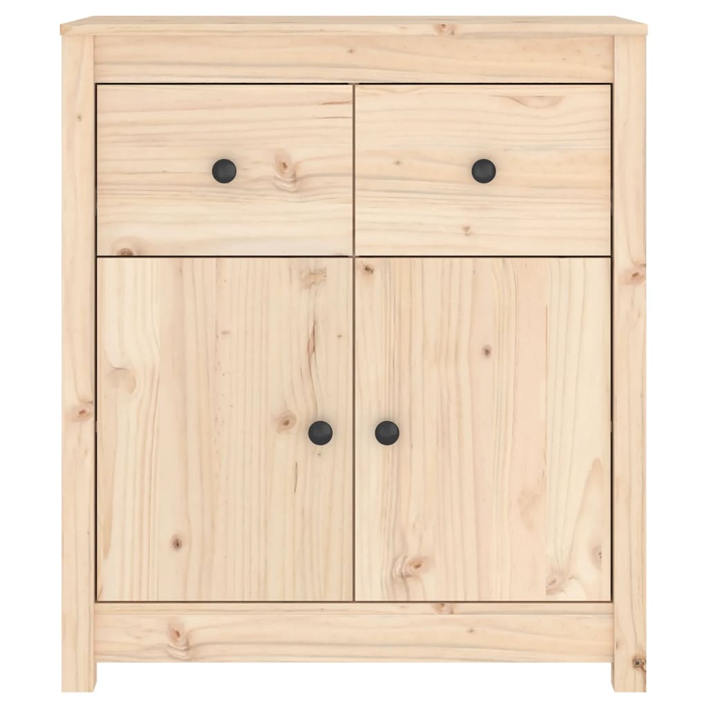 Berkfield Sideboard 70x35x80 cm Solid Wood Pine